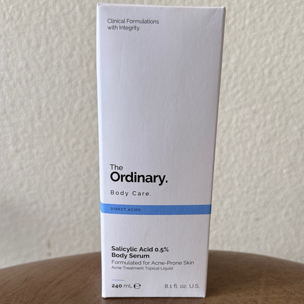 The Ordinary Body Care Salicylic Acid Serum - White and Blue New
